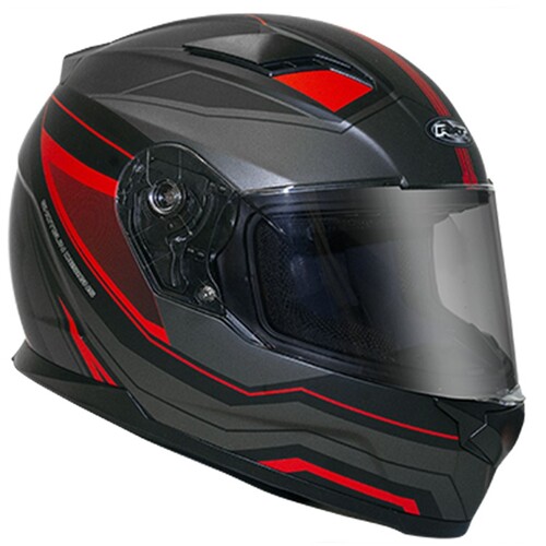 RXT 817 Street Missile Matte Black/Red Helmet [Size:MD]