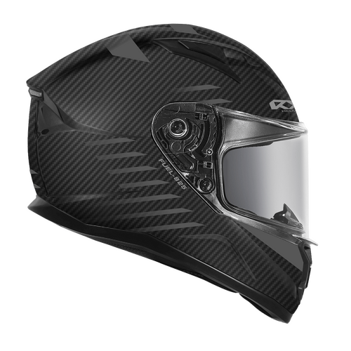 RXT 825 Street 2 Fuel Matte Carbon Black/Silver Helmet [Size:XS]