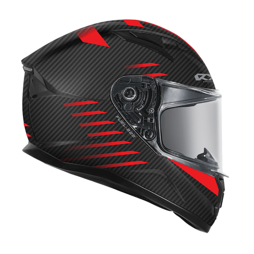 RXT 825 Street 2 Fuel Matte Carbon Black/Red Helmet [Size:XS]