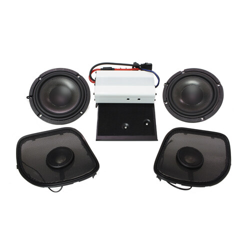 Hogtunes HT-WBARG-KIT.2R Wild Boar/400 Watt Amp x 2 Speaker Kit for Road Glide 15-23 Models