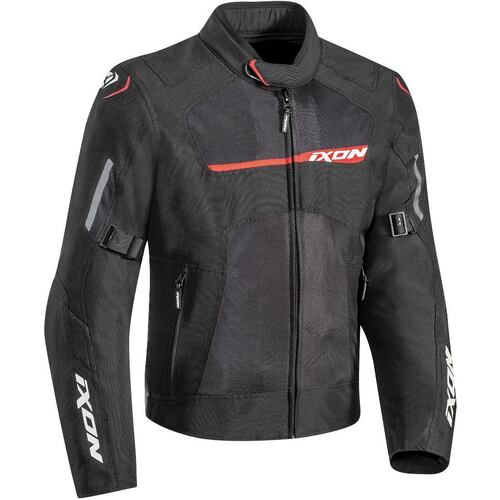 Ixon Raptor Black/Red Textile Jacket [Size:SM]