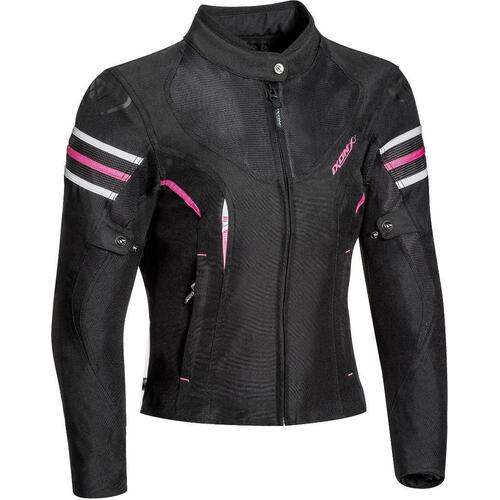 Ixon Ilana Lady Black/White/Fuchsia Textile Womens Jacket [Size:XS]