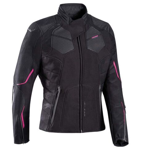 Ixon Cell Lady Black/Fuchsia Textile Womens Jacket [Size:MD]