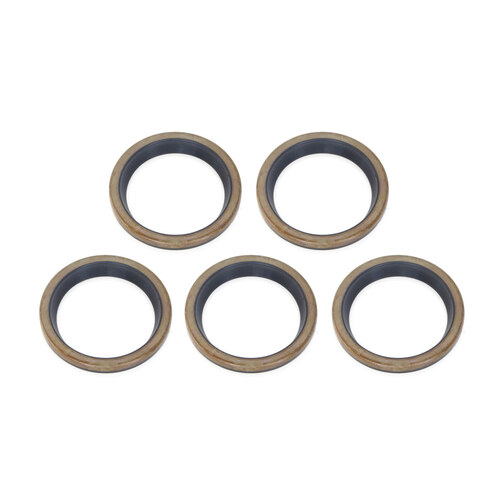 James Genuine Gaskets JGI-12022 Transmission Main Drive Gear End Seal for Big Twin 66-86 4 Speed (5 Pack)