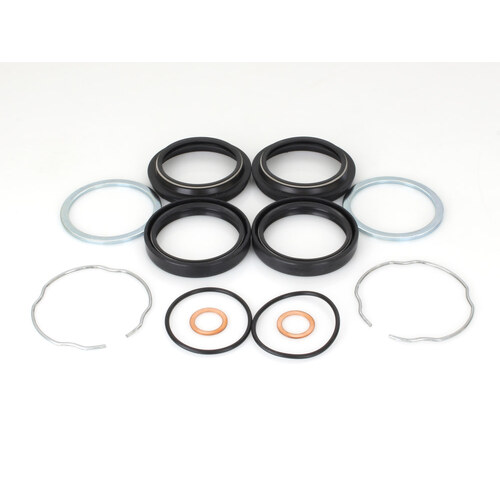 James Genuine Gaskets JGI-45849-06 49mm Fork Seal Kit for Dyna 06-17/Rocker 08-11/V-Rod 02-11/Touring 14-Up/Breakout 13-Up/some Softail 18-Up