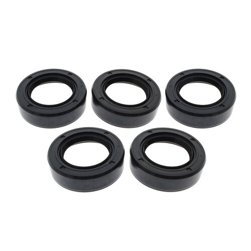 James Genuine Gaskets JGI-47519-58 Wheel Bearing Seals & Swing Arm Seals for most Big Twin 73-82 4 Speed (5 Pack)