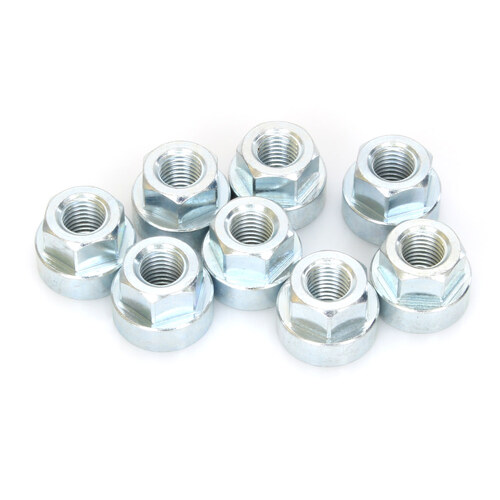 James Genuine Gaskets JGI-65324-83-N2 Exhaust Flange Nuts for Big Twin 84-Up/Sportster 86-21 (8 Pack)