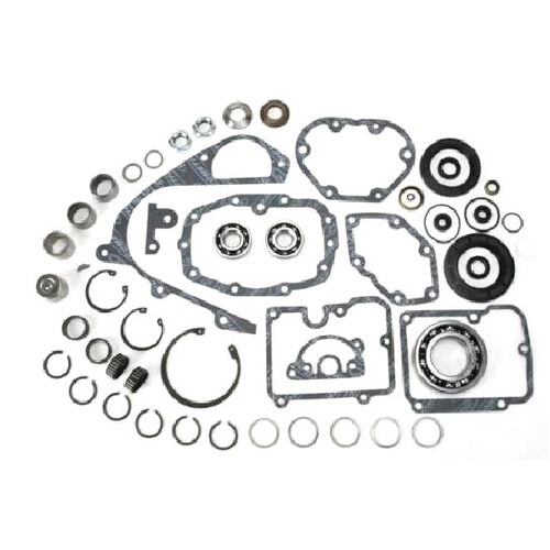 Jims Machine JM-1020 Transmission Rebuild Kit for Big Twin Late 84-90 5 Speed & Fine Spline Main Drive Sprocket