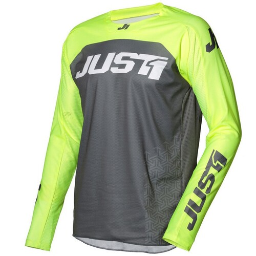 Just1 Racing J-Force Terra Dark Grey/Fluro Yellow Jersey [Size:XS]