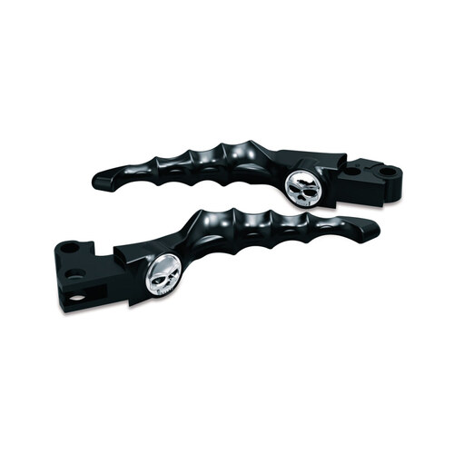 Kuryakyn K1090 Zombie Levers Black for Softail 96-14/Dyna 96-17/Touring 96-07/Sportster 96-03