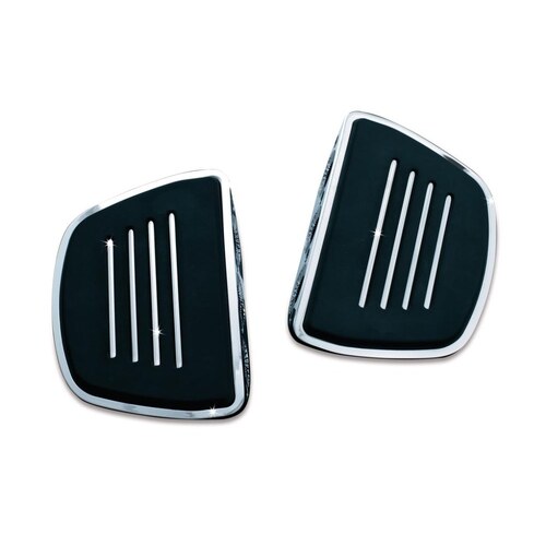 Kuryakyn K4393 Premium Mini Floorboards without Mounts Chrome