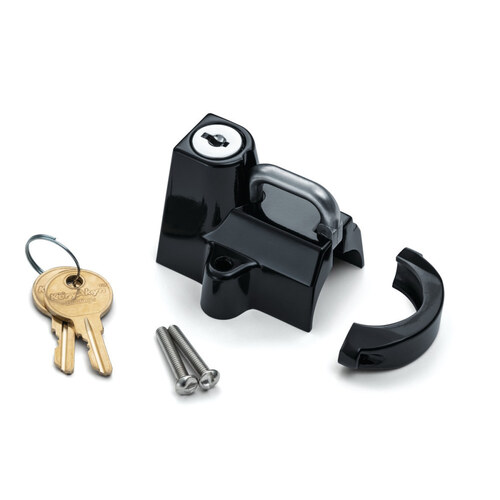 Kuryakyn K4618 Universal Helmet Lock Black for 7/8" to 1-1/4" Tube