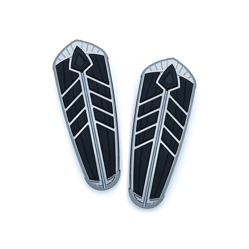 Kuryakyn K5650 Front Spear Floorboard Inserts Chrome for Indian 14-Up