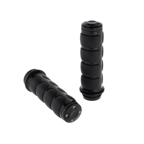 Kuryakyn K6337 ISO Handgrips Black for Triumph/Honda