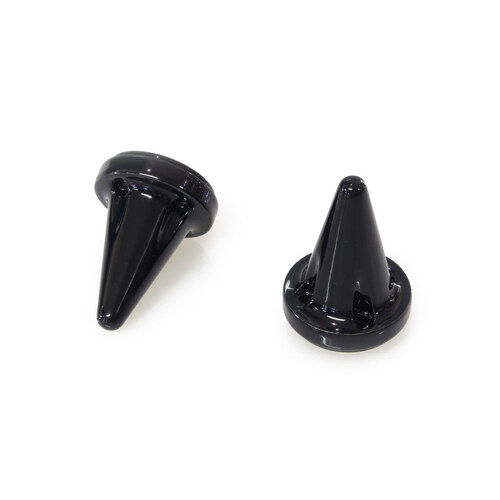 Kuryakyn K6359 Stiletto End Caps Black for all Kuryakyn ISO-Grips/ISO-Flame Grips/Braided Grips/Spear Grips/Kinetic Grips