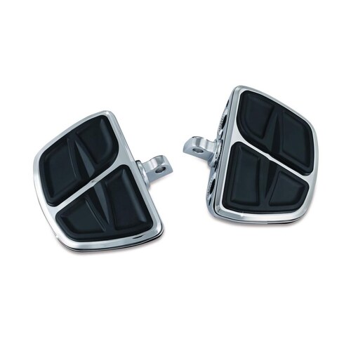 Kuryakyn K7610 Kinetic Mini Floorboards Chrome w/Mounts