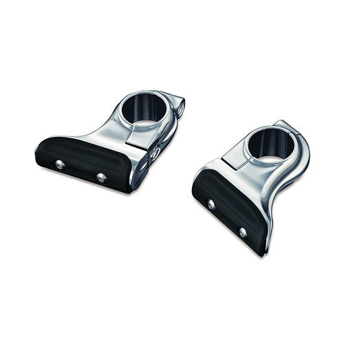 Kuryakyn K7615 Toe Rest Cruise Pegs Chrome for Indian/Victory Models w/1-1/4" Crash Bars