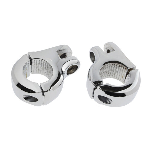 Kuryakyn K7617 Brute Highway Footpeg Mounts Chrome