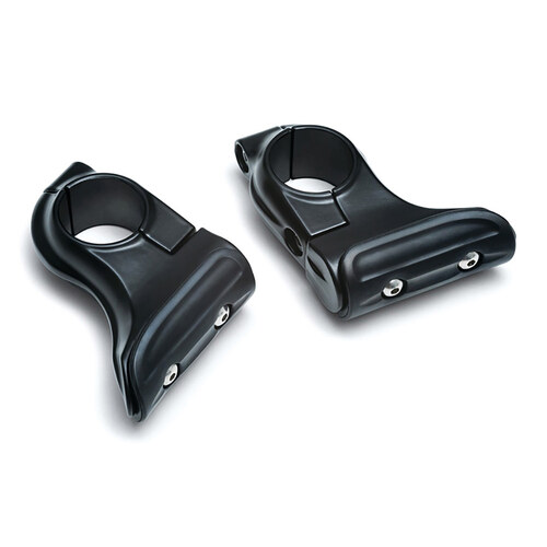 Kuryakyn K7633 Toe Rest Cruise Pegs Black for Indian/Victory Models w/1-1/4" Crash Bars