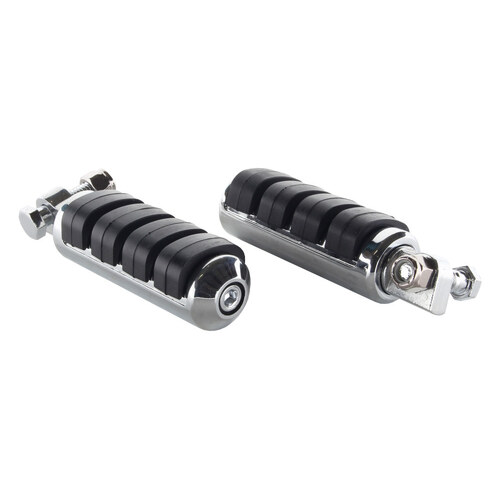 Kuryakyn K8000 ISO Small Footpegs Chrome w/Male Mount