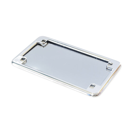 Kuryakyn K9166 Number Plate Frame w/4" x 7" Backing Plate Chrome