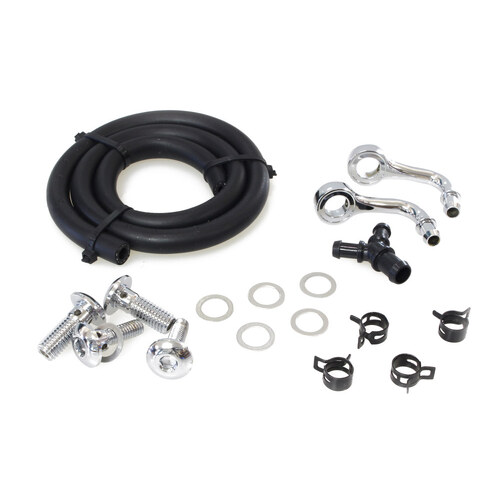 Kuryakyn K9932 Bluegrass Breather Kit for most Big Twin 93-17