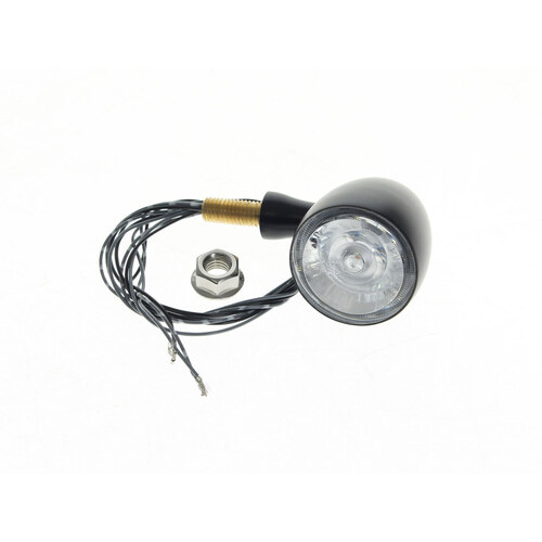 Kellermann KEL-183200 Bullet 1000 PL LED Turn Signal Black w/Amber Turn White Running Light