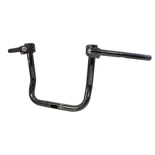 Klock Werks KKC-0601-3124 10" x 1-1/4" KlipHanger Handlebar Black for Road Glide 15-23/Road King Special 15-Up