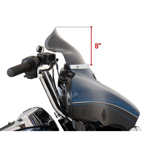 Klock Werks KKC-2310-0476 8.5" Flare Windshield Tinted for Electra Glide/Street Glide/Tri Glide 14-23