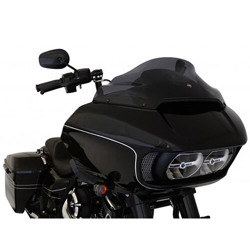 Klock Werks KKC-2310-0581 9" Sports Flare Windshield Dark Smoke Tint for Road Glide 15-23