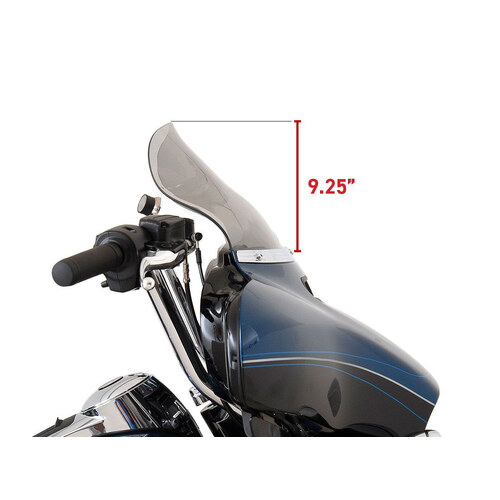 Klock Werks KKC-2310-0683 10.5" Flare Windshield Tinted for Electra Glide/Street Glide/Tri Glide 14-23