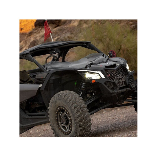 Klock Werks KKC-2317-0405 UTV Flare Windshield Dark Smoke for Can Am Maverick X3 17-Up