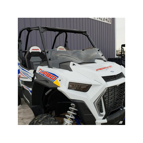 Klock Werks KKC-2317-0420 UTV Flare Windshield Dark Smoke for Polaris RZR 1000 XP 19-Up