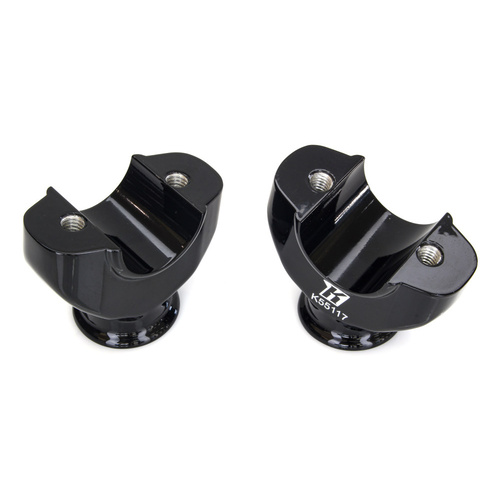 Kodlin KM-K55117 2" Straight Riser Bottoms Gloss Black for Breakout 18-Up w/1-1/4" Handlebar