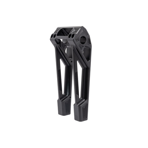 Kodlin KM-K55121 10" Straight Fastback Risers Black for Softail Street Bob/Breakout/Low Rider ST/Standard 18-Up