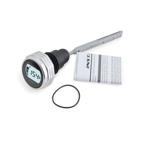 Koso KOS-BA053111 Oil Temperature & Level Dipstick Silver for Touring 17-Up