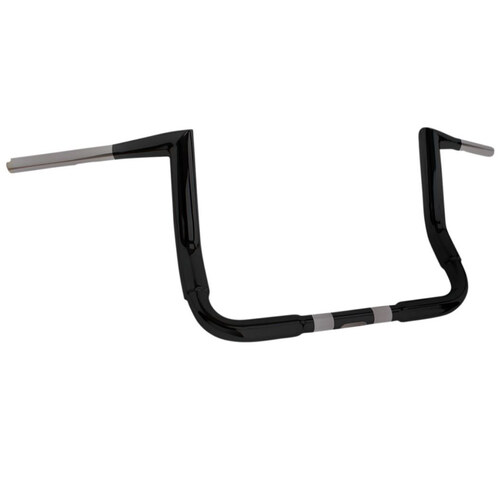 Khrome Werks KW300710 10" x 1-1/2" Buck Fifty Handlebar Gloss Black for Ultra/Street Glide Models