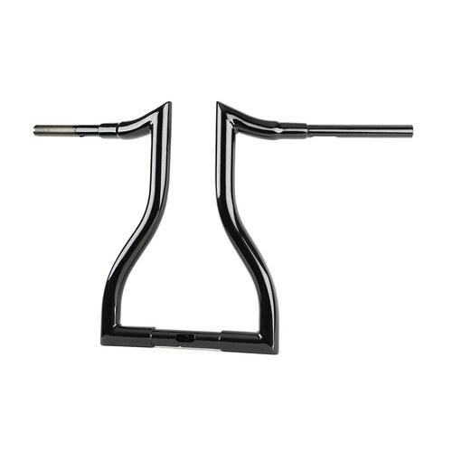 LA Choppers LA-7316-16B 16" x 1 1/2" Hammerhead Handlebar Gloss Black for Road Glide 15-23/Road King Special 17-Up