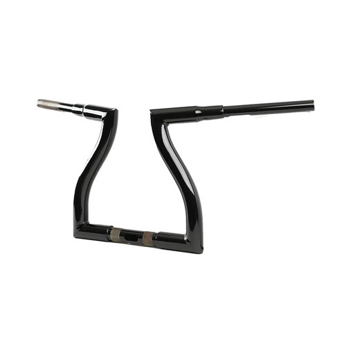 LA Choppers LA-7317-12B 12" x 1 1/2" Thresher Handlebar Gloss Black for Road Glide 15-23/Road King Special 17-Up