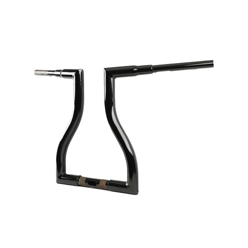 LA Choppers LA-7317-16B 16" x 1 1/2" Thresher Handlebar Gloss Black for Road Glide 15-23/Road King Special 17-Up