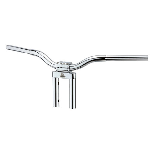 LA Choppers LA-7335-06 10" x 1-1/4" Straight Kage Fighter Handlebar Chrome