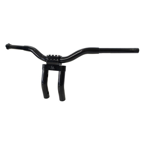 LA Choppers LA-7336-06B 9" x 1 1/4" Pullback Kage Fighter Handlebar Gloss Black