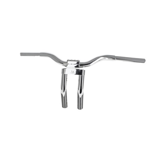 LA Choppers LA-7336-08 11" x 1-1/4" Pullback Kage Fighter Handlebar Chrome