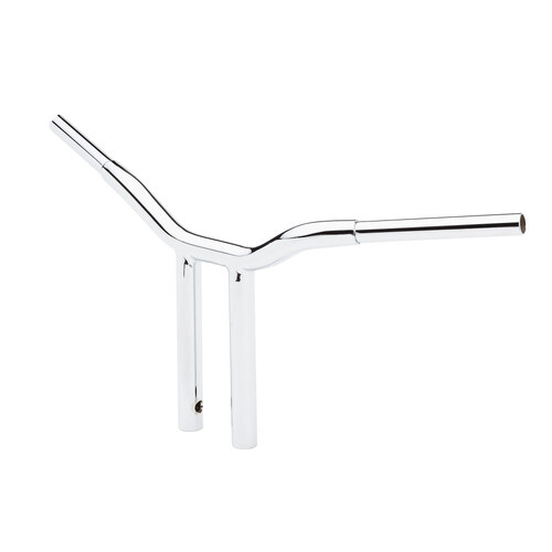 LA Choppers LA-7337-12 12" x 1 1/4" Straight One Piece Kage Fighter Handlebar Chrome