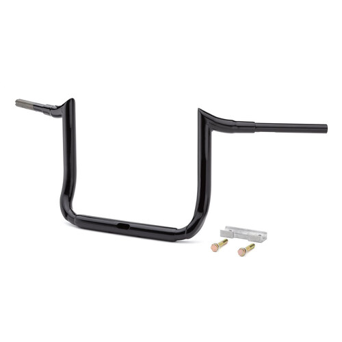 LA Choppers LA-7356-12B 12" x 1 1/2" Grande Prime Ape Handlebar Gloss Black for Electra Glide/Street Glide/Ultra Glide 14-Up Models