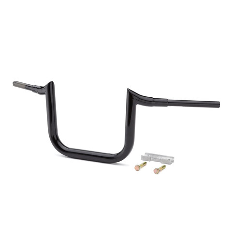 LA Choppers LA-7357-10B 10" x 1 1/2" Grande Prime Ape Handlebar Gloss Black for Road Glide 15-23/Road King Special 17-Up