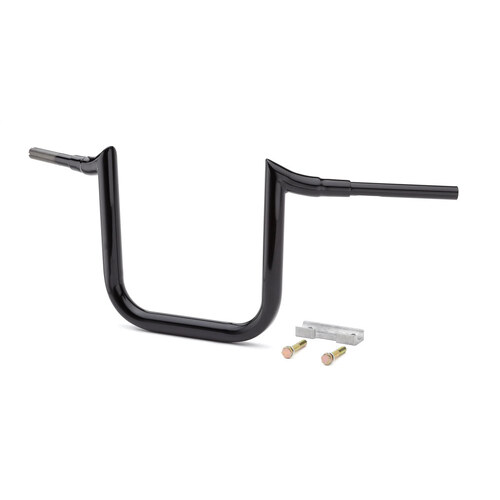 LA Choppers LA-7357-12B 12" x 1 1/2" Grande Prime Ape Handlebar Gloss Black for Road Glide 15-23/Road King Special 17-Up