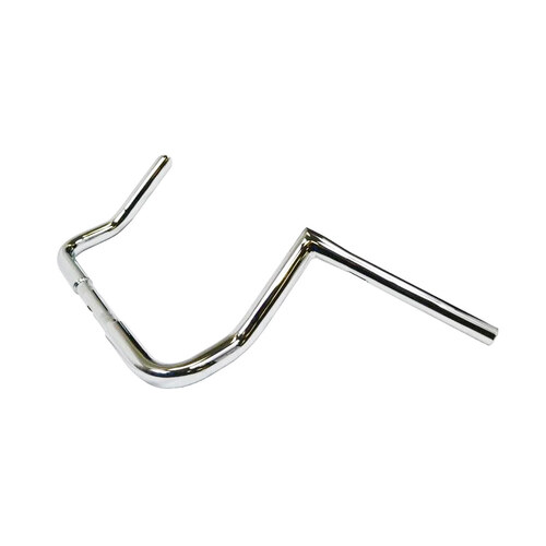 LA Choppers LA-7361-10 10" x 1 1/4" Twin Peaks Handlebar Chrome for Electra Glide/Street Glide/Ultra Glide 96-Up Models