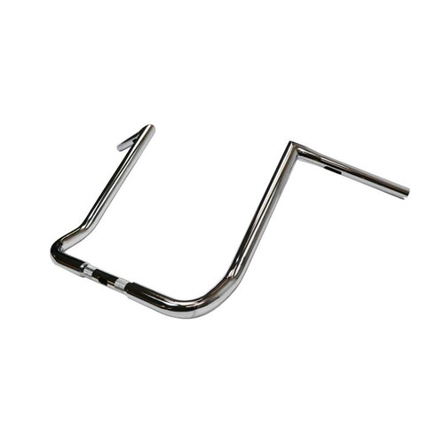 LA Choppers LA-7361-16 16" x 1 1/4" Twin Peaks Handlebar Chrome for Electra Glide/Street Glide/Ultra Glide 96-Up Models