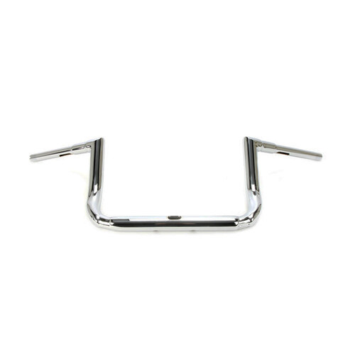 LA Choppers LA-7365-10 10" x 1 1/2" Grande Twin Peaks Handlebar Chrome for Electra Glide/Street Glide/Ultra Glide 14-Up Models